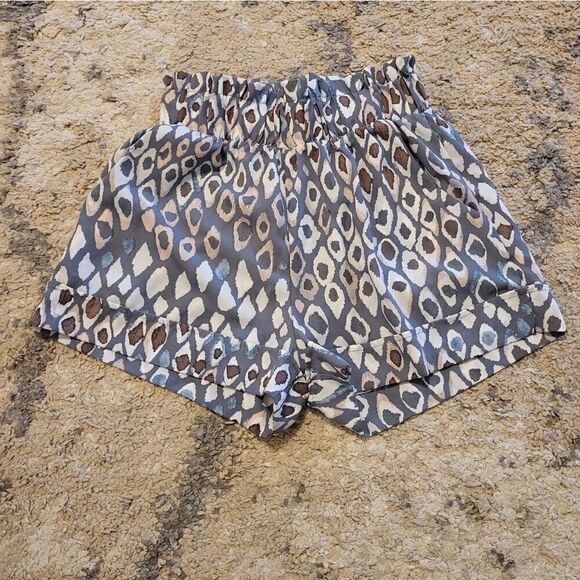 Tyche grey/blue high rise shorts - Picture 1 of 6